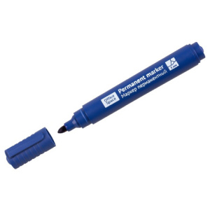 Маркер перманентный OfficeSpace СИНИЙ 3 мм (136 шт.) 1