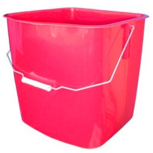 Ведро 25 л пластиковое к тележке КРАСНОЕ (110 шт.)