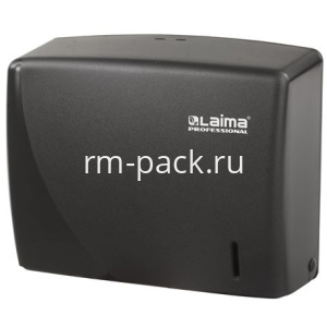 Диспенсер для полотенец Z / V-сложения ЧЕРНЫЙ LAIMA PROFESSIONAL ORIGINAL (1 шт.) 605762