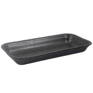 Лоток 25 (200х100х25) 0,25 кг ВСП ЮжуралПак (1200 шт.) ЧЕРНЫЙ