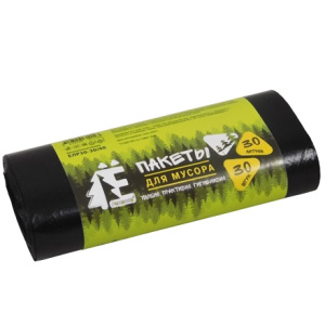 Мешок дмусора ПНД 30 л (30 шт.) рулон Ё-РОМАШКА (140 шт.) ЕЛР30-3040