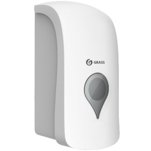 Диспенсер для жидкого мыла 1,0 л механический GRASS БЕЛЫЙ (1 шт.) IT-0639