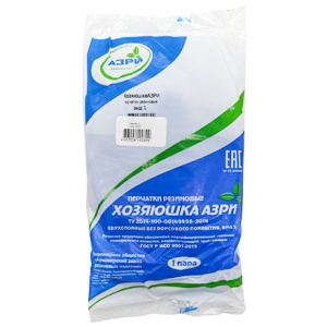 Перчатки резиновые Хозяюшка АЗРИ XL (1 пара) (1120 шт.) Россия Перчатки резиновые Хозяюшка АЗРИ XL (1 пара) (1120 шт.) Россия