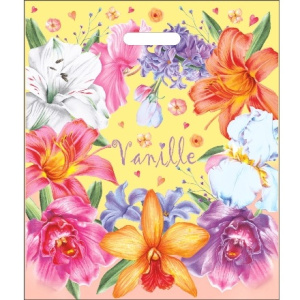 Пакет с прорубной ручкой ПВД 40х47 (45 мкм) Ваниль (501000 шт.) Интерпак