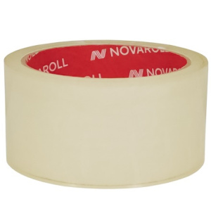 Лента клейкая (40 мкм) 48 мм х  50 м прозрачная NOVAROLL арт.0120-224Х (672 шт.)