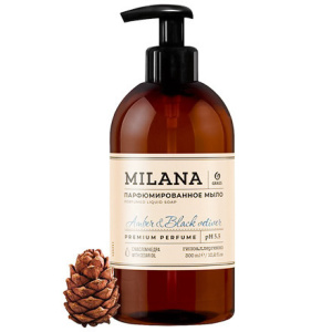 Мыло жидкое 0,3 л парфюмированное Milana Amber&Black Vetiver GRASS (16 шт.) 125711 Мыло жидкое 0,3 л парфюмированное Milana Amber&Black Vetiver GRASS (16 шт.) 125711