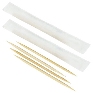 Зубочистки в индивидуальной бум.упаковке (1000 шт.) (150 шт.)