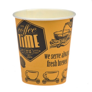 Стакан ГН 185 мл. (d 73 мм) бумажный Cafe time ViRiDo (601500 шт.)