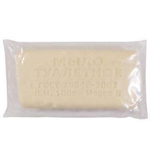 Мыло туалетное 100 г Ординарное Мылоленд, прозрачная упаковка (190 шт.)