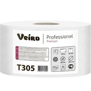 Туалетная бумага 2 сл. 170 м.Veiro Professional Premium арт.Т305 (12 шт.)