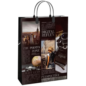 Пакет мягкий пластик 30х40 (150 мкм) Репортаж лам. (1040 шт.) Интерпак