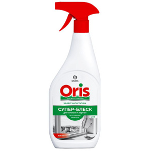 Средство моющее для стекол 0,6 л ORIS СУПЕР БЛЕСК GRASS (18 шт.) 126111