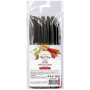 Нож пластиковый 199 мм металлик (18/900 шт.) 415-054