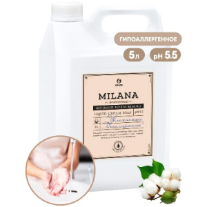 Мыло жидкое 5,0 кг Milana Professional увлажняющее GRASS (14 шт.) 125646