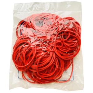 Резинка дбанкнот D-50 мм, уп. по 1000 г (красная) (120 шт.)