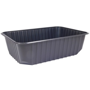 Дно контейнера плоский  750 г (186х132х51,8) UpaxUnity (100500 шт.) ЧЕРНЫЙ