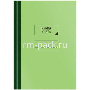 Книга учета в твердой обложке, 96 л. (1/10 шт.)