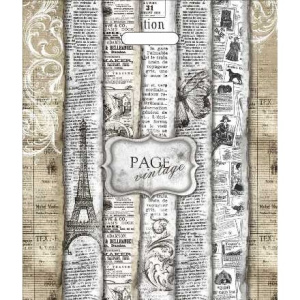 Пакет с прорубной ручкой ПВД 40х47 (45 мкм) Страницы (50500 шт.) Интерпак