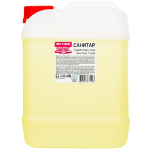 Средство моющее для полов 5,0 л Бархат Санитар (1 шт.) УБ 702