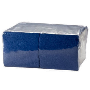 Салфетка БигПак (400 шт.) синяя в полиэтилене Оригами (112 шт.)