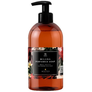 Мыло жидкое 0,3 л парфюмированное Milana Spring Bloom GRASS (16 шт.) 125448