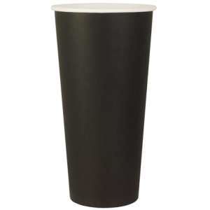 Стакан ГН 500 мл (d-90 мм) бумажный ЧЕРНЫЙ ViRiDo (45720 шт.)