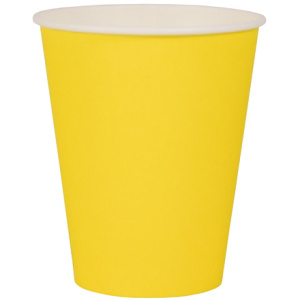 Стакан ГН 165 мл (d-70 мм) бумажный Желтый (502000 шт.) ЛигаПак