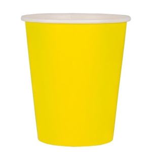 Стакан ГН 250 мл. (d 80 мм) бумажный Желтый ViRiDo (501000 шт.)