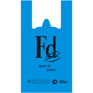 Пакет-майка ПНД 30+16х55 (30 мкм) Fd синий Солпласт (1001000 шт.)