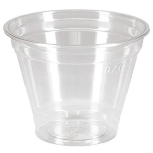 Стакан ПЭТ 200 мл прозрачный D-95 мм, h-72 мм (501000 шт.) СтиролПласт