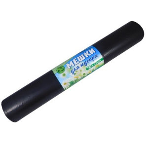 Мешок дмусора ПВД 180 л. (25 шт.) рулон Наша Планета (15 шт.)