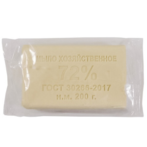 Мыло хозяйственное 200 г 72% Мылоленд прозрачная упаковка (166 шт.)