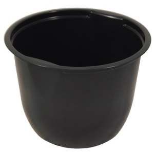 Дно контейнера М-132 750 мл (PP) черное (D-132, H-95 мм) UpaxUnity (50600 шт.)