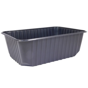 Дно контейнера плоский 1000 г (186х132х62) UpaxUnity (100500 шт.) ЧЕРНЫЙ