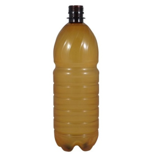 Бутылка ПЭТ 1,0 л (коричневая) (100 шт.) Вымпел