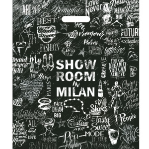 Пакет с прорубной ручкой ПВД 40х47 (45 мкм) Шоу-рум (501000 шт.) Интерпакв