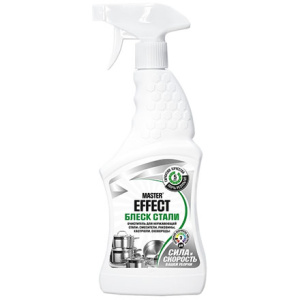 Очиститель для нержавеющей стали 0,5 л Master Effect Блеск стали (112 шт.)