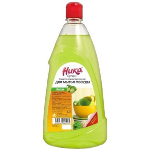 Средство моющее для посуды 1,0 л. Ника-Супер Плюс (112 шт.) Фигурная Бутылка