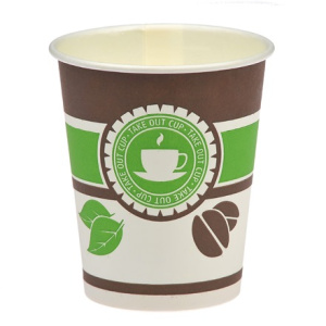 Стакан ГН 185 мл. (d 73 мм) бумажный Чай, кофе ViRiDo (601500 шт.)