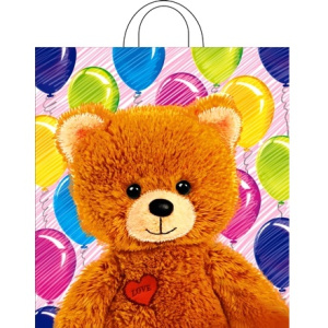 Пакет с петлевой ручкой ПНД 38х42 (40 мкм) Топтыжка (25500 шт.) Интерпак