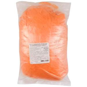 Бахилы 39 см х 14 см Экстра Плюс EleGreen оранжевые по 100 F3172CE9FBA0A4E6B44E8F7FC3409473