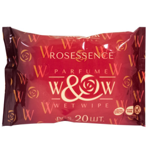 Салфетки влажные  (20 шт.) W&W ROSESSENCE (148 шт.) WRS-20 Салфетки влажные  (20 шт.) W&W ROSESSENCE (148 шт.) WRS-20