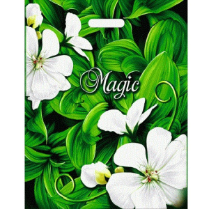 Пакет с прорубной ручкой ПВД 40х47 (45 мкм) Магия (501000 шт.) Интерпак