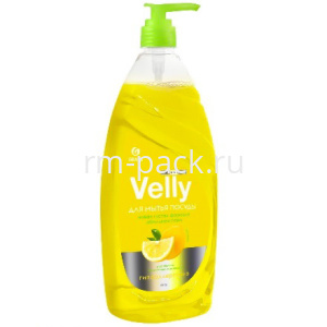 Средство моющее для посуды 1,0 л "Velly Лимон" "GRASS" (1/12 шт.) 125427