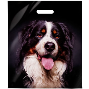 Пакет с прорубной ручкой ПВД 40х47 (45 мкм) Барон (50500 шт.) Интерпак