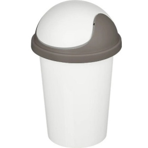 Ведро для мусора 10 л с крышкой пластик (1 шт.) 