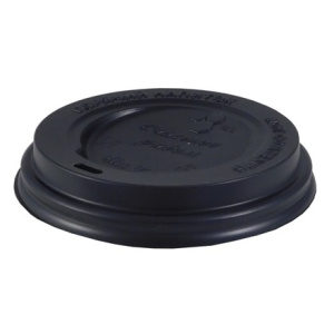 Крышка для стакана (d 90 мм) с открытым питейником GS-90 ЧЕРНАЯ (1001000 шт.)