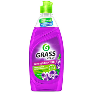 Средство моющее для посуды 0,5 л Velly Бархатная фиалка GRASS (18 шт.) 125383 2