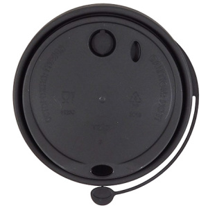 Крышка для стакана (d-90 мм) тип К с питейником черная ВЗЛП (501000 шт.) 3019ч 2