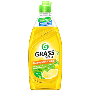 Средство моющее для посуды 0,5 л Velly Лимон GRASS (18 шт.) 125426 2